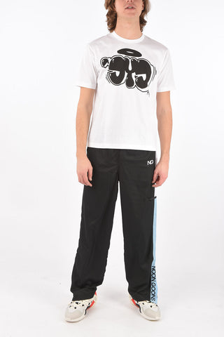 EYE crew-neck t-shirt with front print