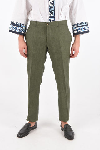 Linen Slim Fit Pants