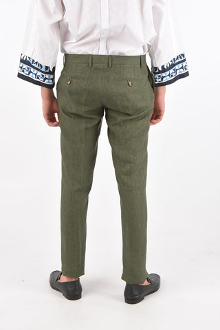 Linen Slim Fit Pants