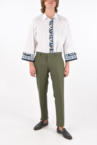 Linen Slim Fit Pants