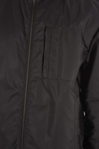 Reversible Leather Jacket with Hood