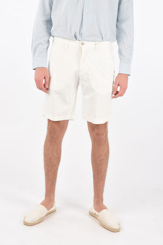 flax blend 4 pockes VELA shorts with belt loop