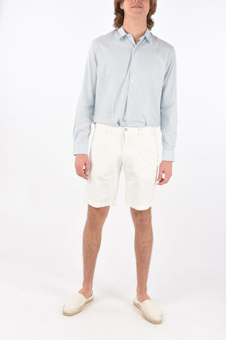 flax blend 4 pockes VELA shorts with belt loop