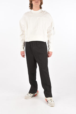 Wide Leg Pants with Ankle Zip