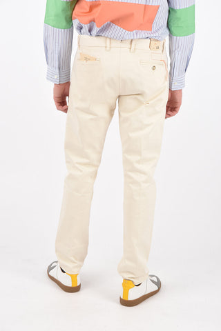 pantalone a doppia pince a vita regolare