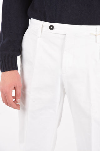 pantaloni a una pince a vita regolare