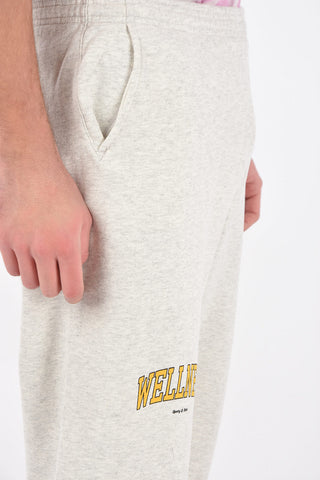 pantaloni jogger a 3 tasche con stampa logo