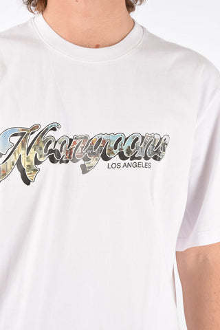 crew-neck t-shirt with print on the front