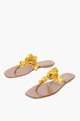 Leather BOUGAINVILLEA Thong Sandals