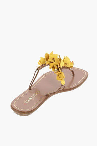 Leather BOUGAINVILLEA Thong Sandals