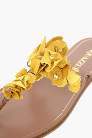 Leather BOUGAINVILLEA Thong Sandals