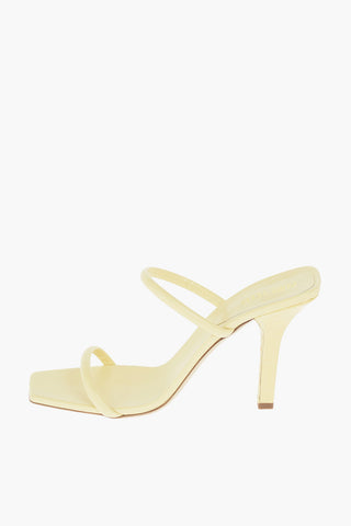 12cm Printed Leather Heel LINDA Mules