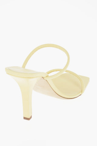12cm Printed Leather Heel LINDA Mules
