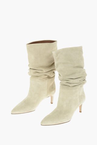 Calf SLOUCHY Suede Boots