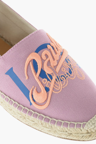 Printed Logo Canvas Espadrillas