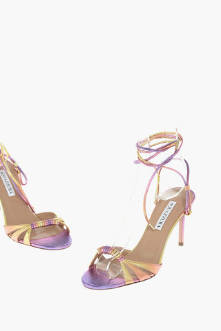 Multicolor SOLE Lamè Leather Sandals
