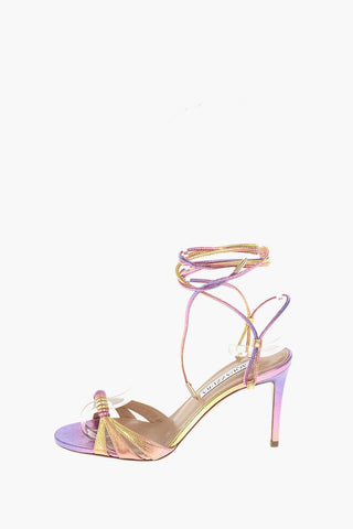 Multicolor SOLE Lamè Leather Sandals