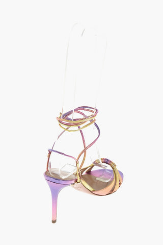 Multicolor SOLE Lamè Leather Sandals