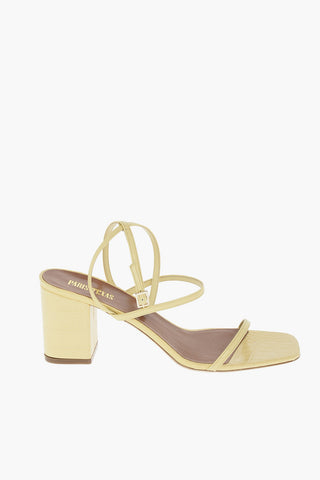Sandali MARIA con Tacco in Pelle Stampata