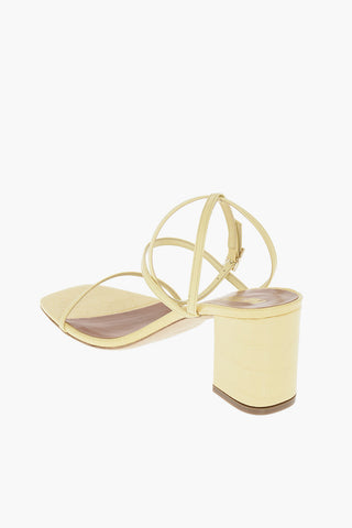 Sandali MARIA con Tacco in Pelle Stampata