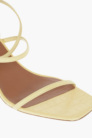 Sandali MARIA con Tacco in Pelle Stampata