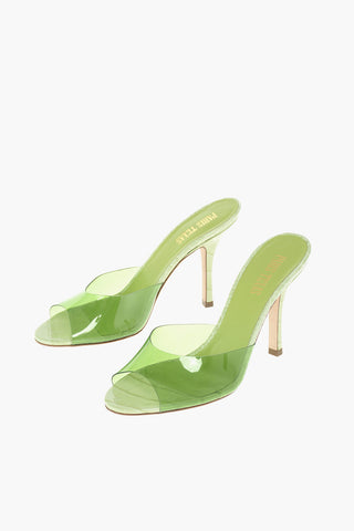 Plastic Band PENELOPE Printed Leather Mules