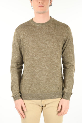 Crew Neck Cashmere Blend Sweater