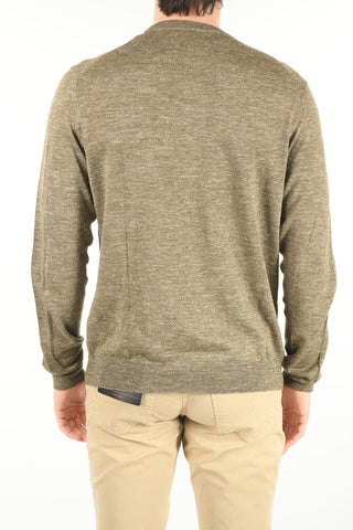 Crew Neck Cashmere Blend Sweater
