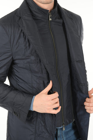 ID OUTDOOR Quilted Blazer with Patch Pocket