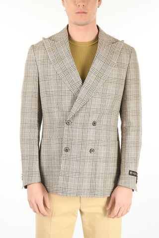 Double-breasted LEADER District Check Blazer