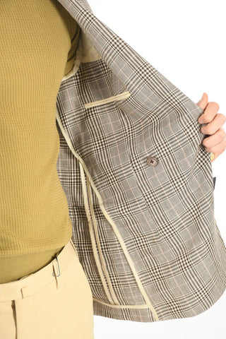 Double-breasted LEADER District Check Blazer
