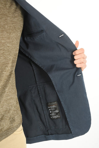 ID Blazer in Misto Cotone con Taschino a Toppa