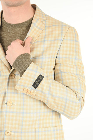 3 Button RESORT Tattersall Blazer