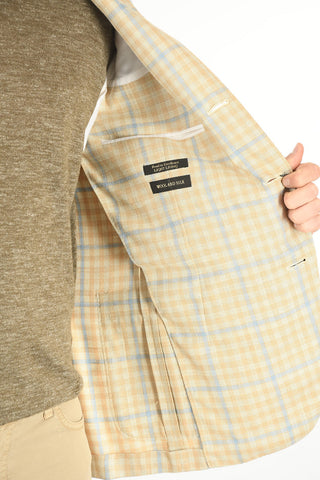 3 Button RESORT Tattersall Blazer
