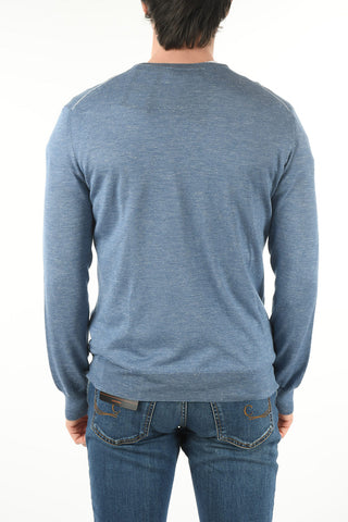 Crew Neck Silk Blend Sweater