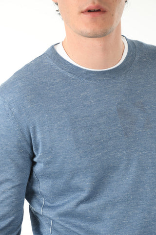 Crew Neck Silk Blend Sweater