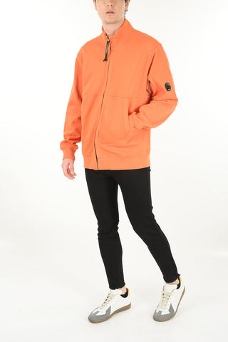 Mock Neck LENS Front Zipped Sweatshirt