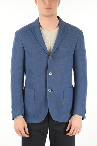Blazer 2 Bottoni RESORT in Seta Cotone e Lino