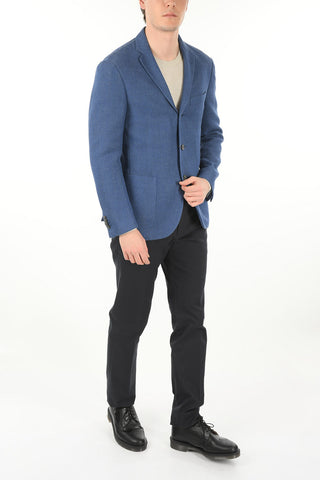 Blazer 2 Bottoni RESORT in Seta Cotone e Lino