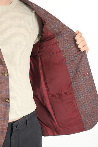 Blazer 2 Bottoni ACADEMY Motivo Windowpane