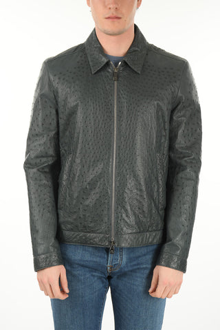 Ostrich Leather Jacket