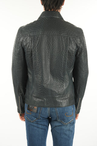 Ostrich Leather Jacket