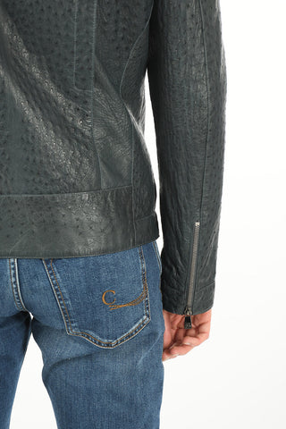 Ostrich Leather Jacket