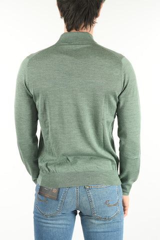 Long-sleeved Cashmere Blend Polo