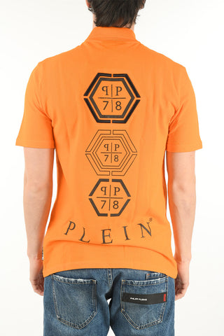 Polo HEXAGON in Cotone con Stampe e Ricami