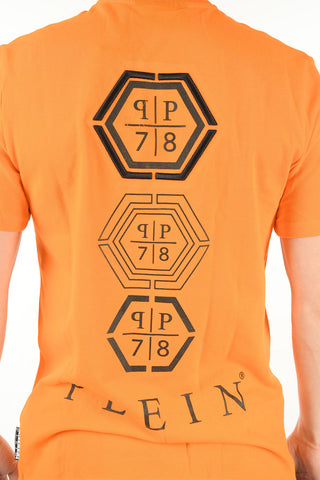 Polo HEXAGON in Cotone con Stampe e Ricami