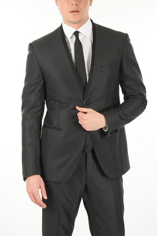 Silk and Wool CEREMONY ACADEMY No Lapel Suit