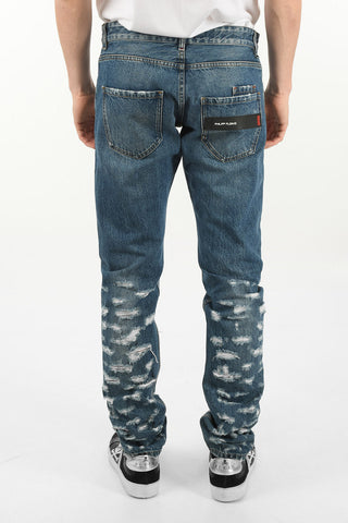 Low Rise Destroyed Denims 15cm
