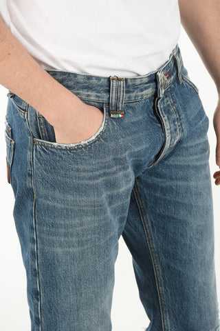 Low Rise Destroyed Denims 15cm