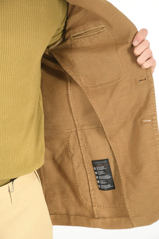 ID Double-split Buttoned Flap Pocket Blazer